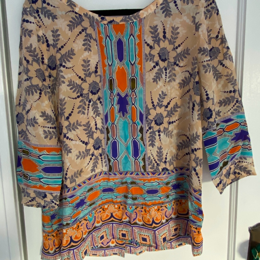 Maeve silky blouse. Size 10.